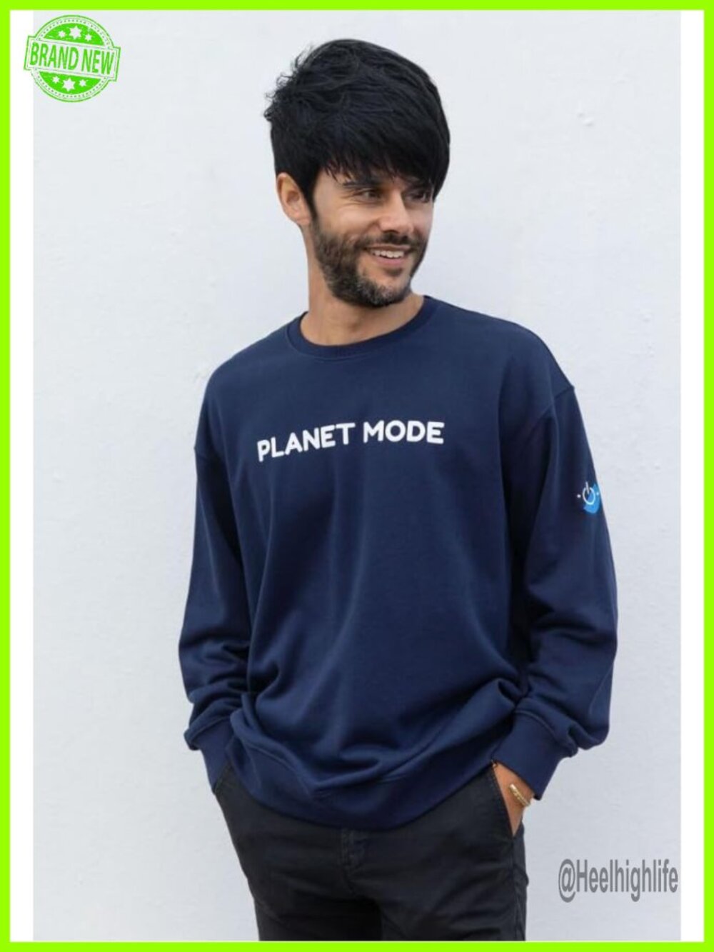 Men's Heavyweight 350 GSM Fleece Crew Neck Sweatshirt 88% Cotton Blend Pullover